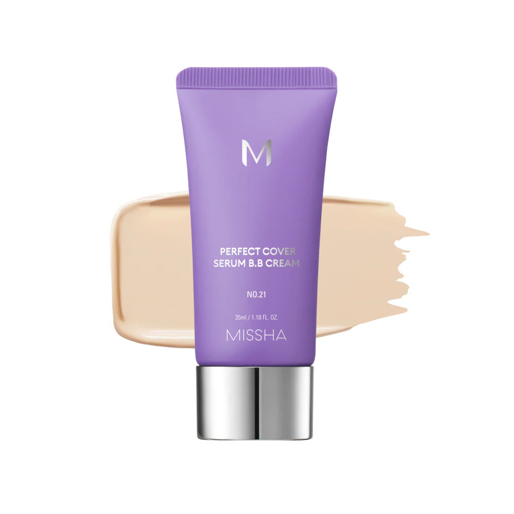 Missha M PERFECT COVER SERUM BB CREAM #21 LIGHT_BEIGE