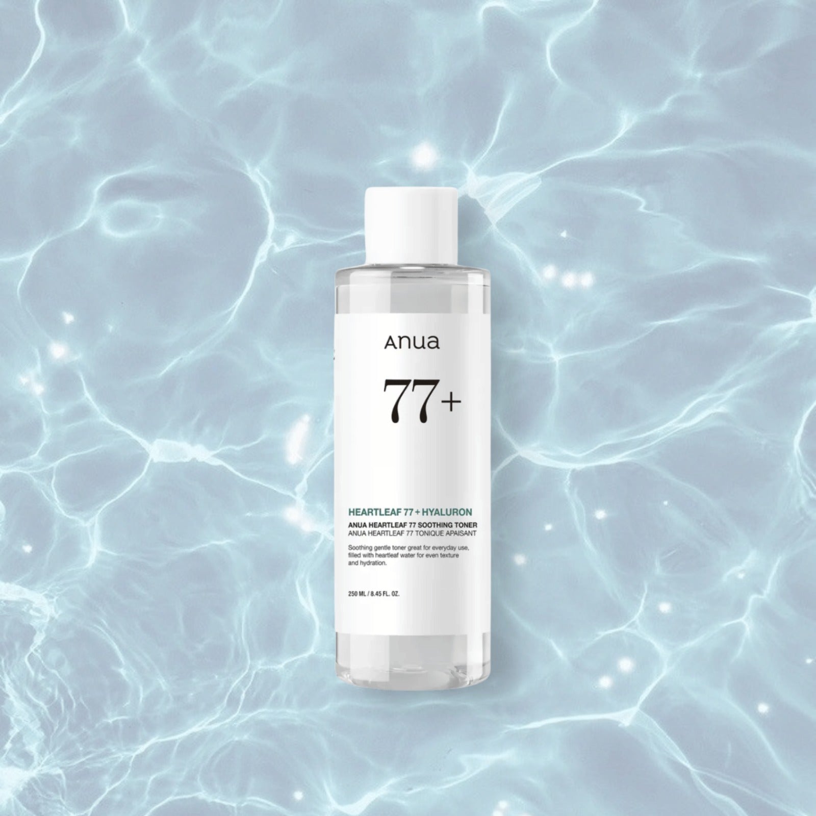 ANUA HEARTLEAF 77 SOOTHING TONER 250ml: a soothing toner providing hydration and nourishment, suitable for dry skin and desert climates like UAE.