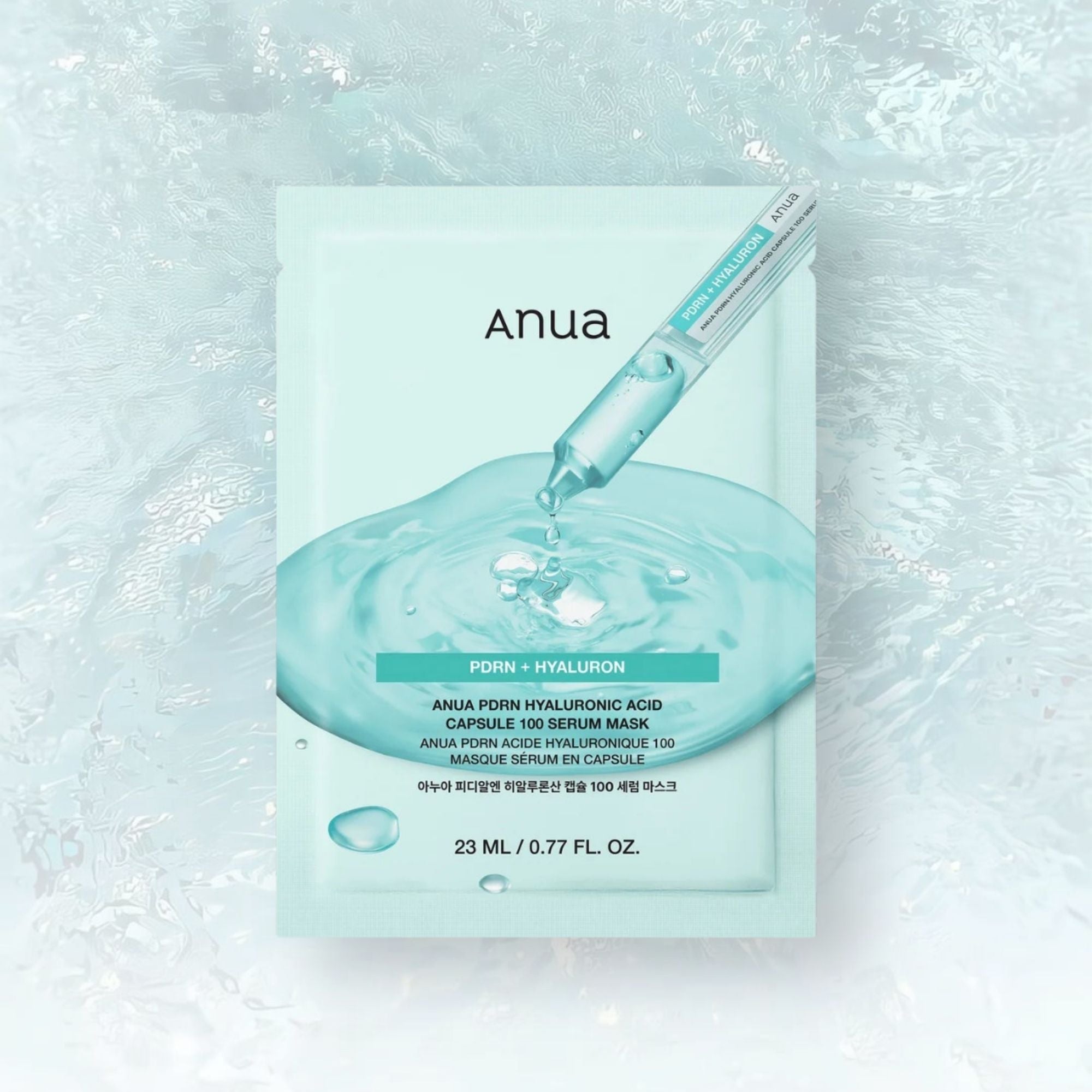 ANUA PDRN HYALURONIC ACID CAPSULE 100 SERUM MASK: a concentrated serum providing hydration and nourishment, suitable for dry skin and desert climates like UAE.