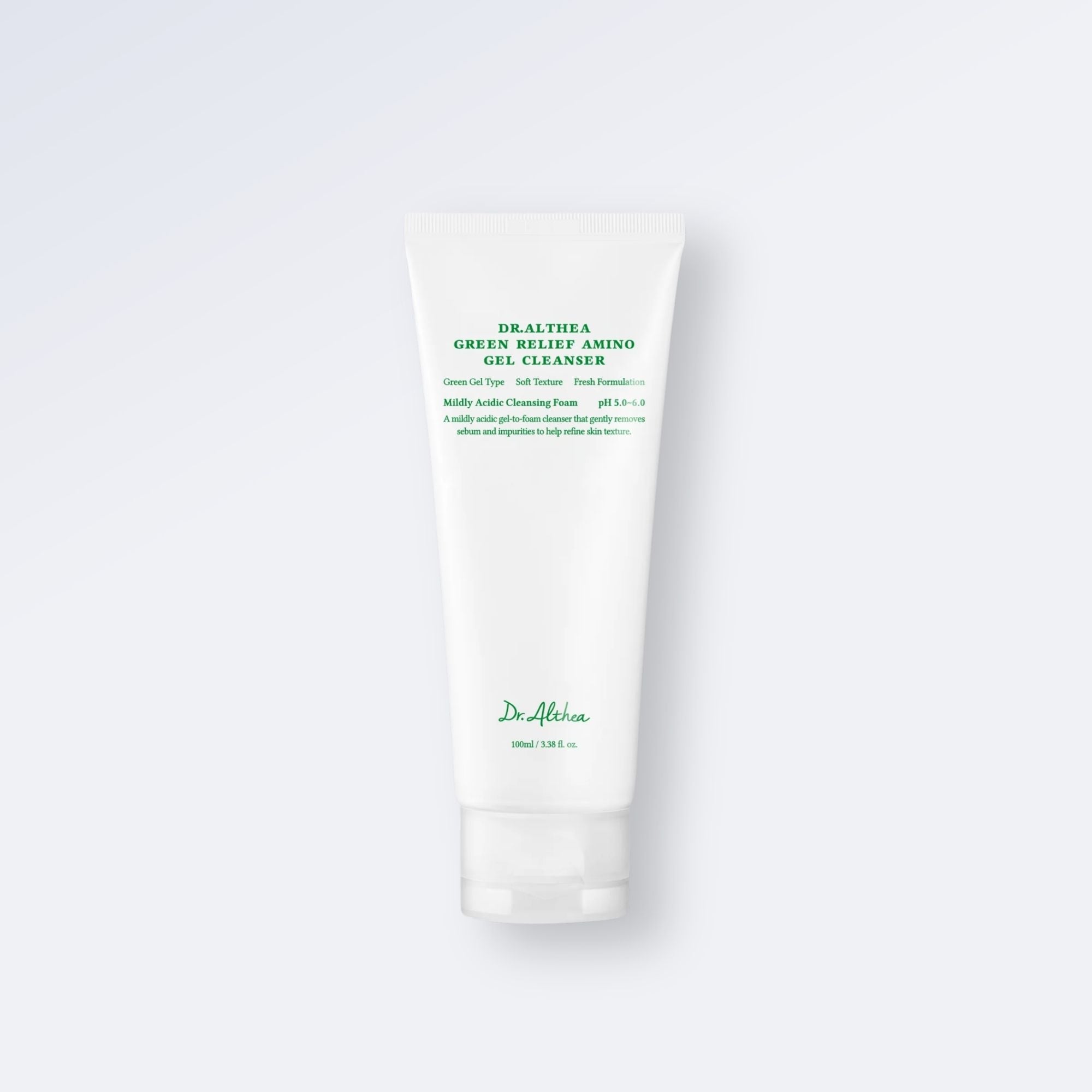 DrAlthea Amino Acid Gentle Bubble Cleanser: a cleansing product providing hydration and nourishment, suitable for dry skin and desert climates like UAE.