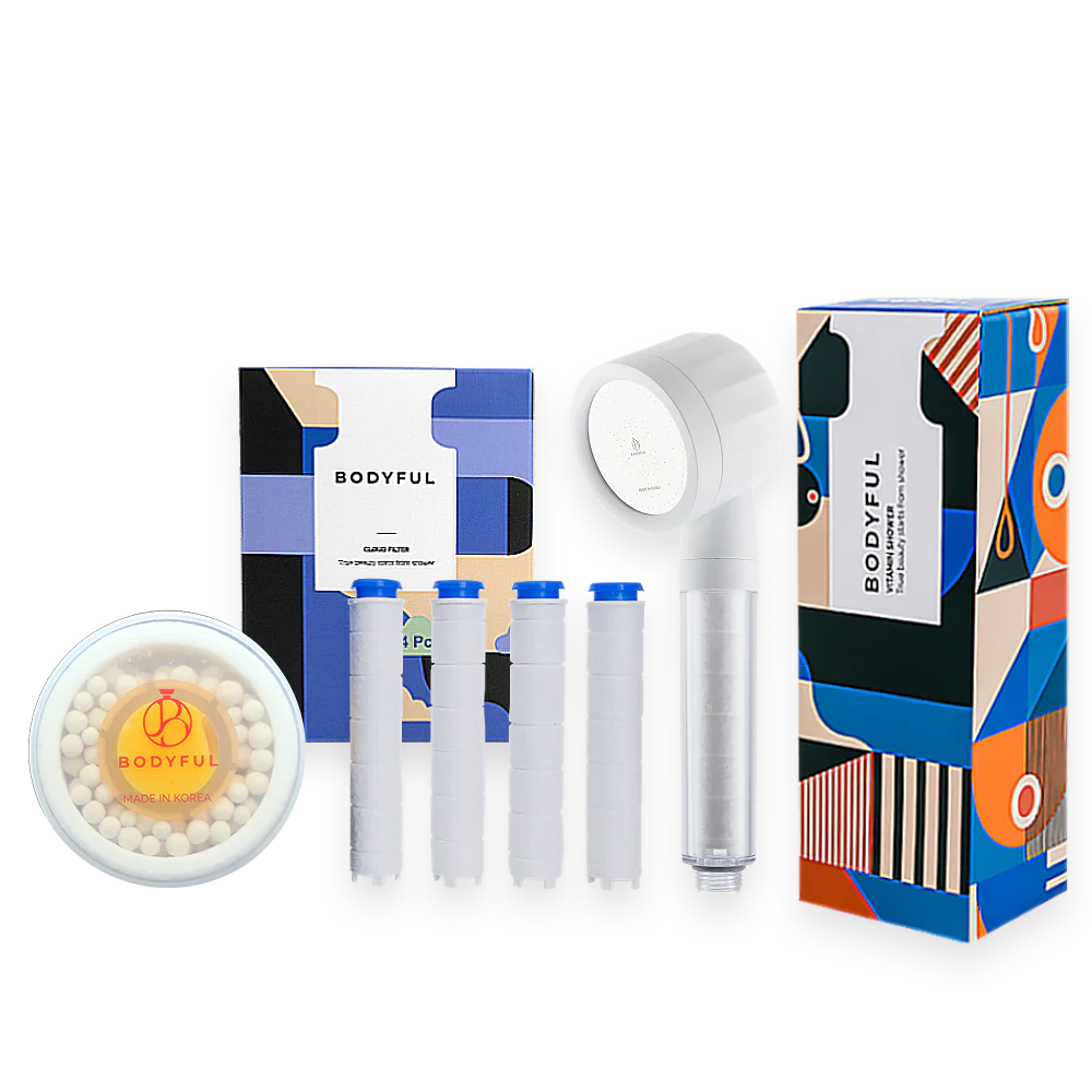 Bodyful Cloud Vitamin Shower Set (baby powder)