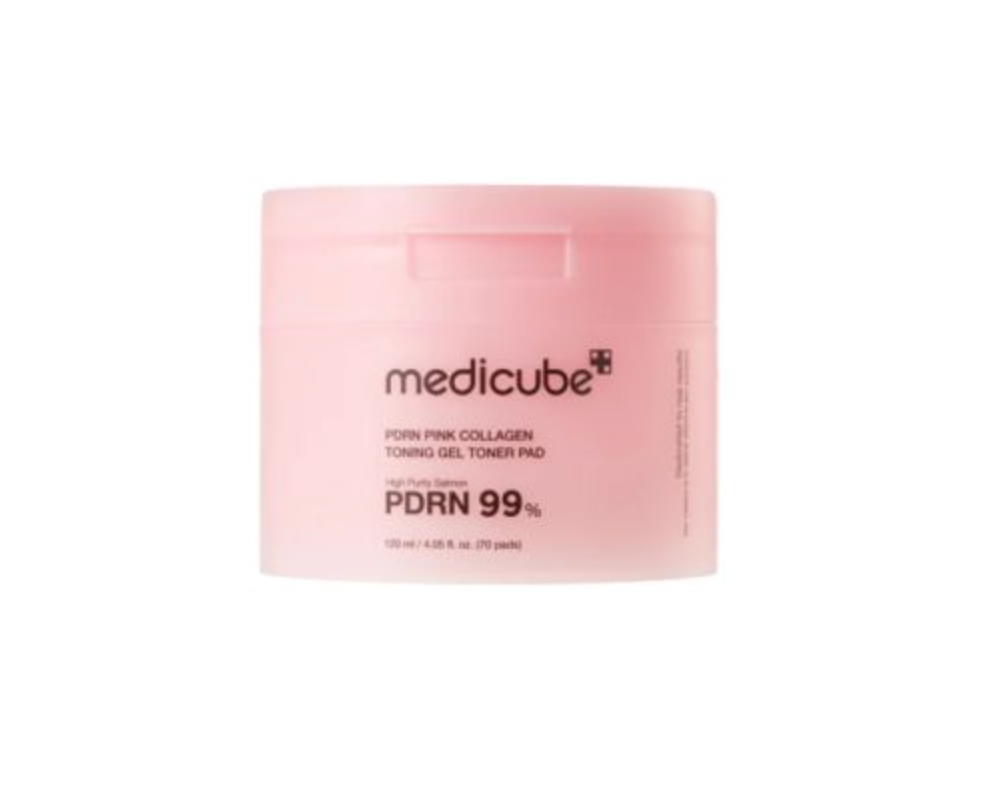 MEDICUBE  PDRN PINK COLLAGEN TONING GEL TONER PAD 70ea